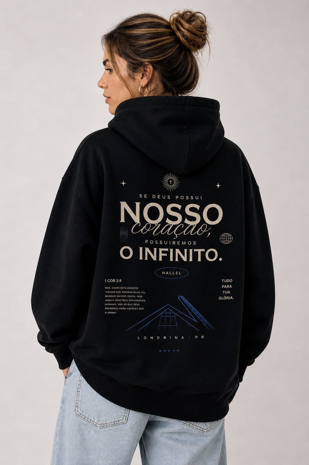 Moletom "Nosso coração, o infinito"